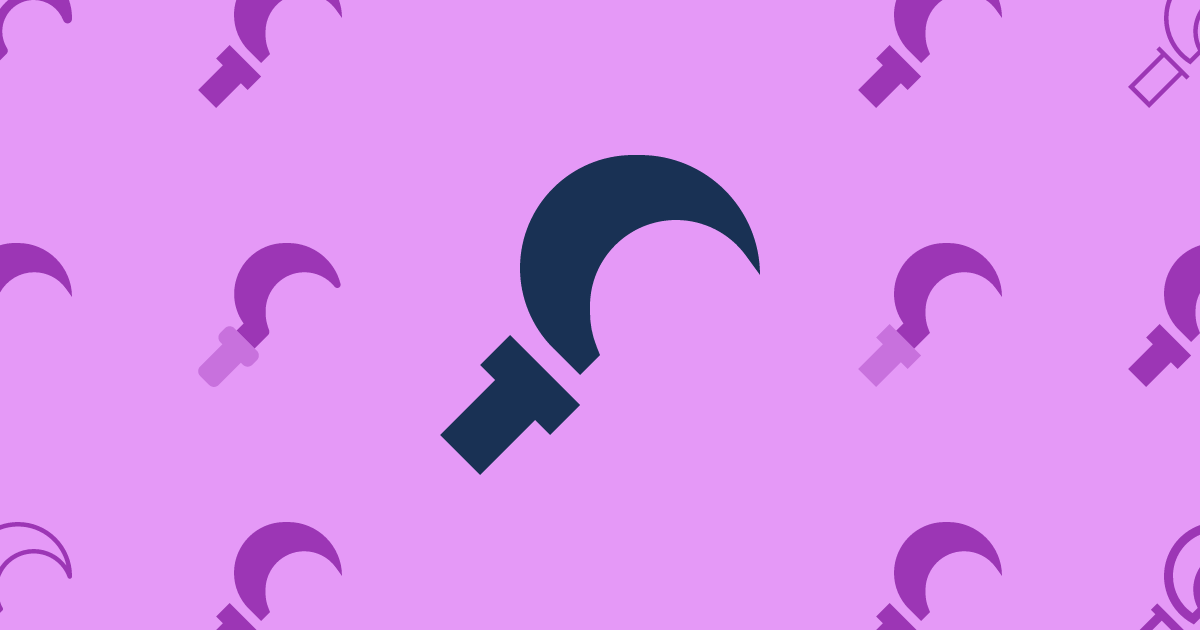 Sickle Sharp Filled Icon (Sharp Solid) — SVG Download | Font Awesome