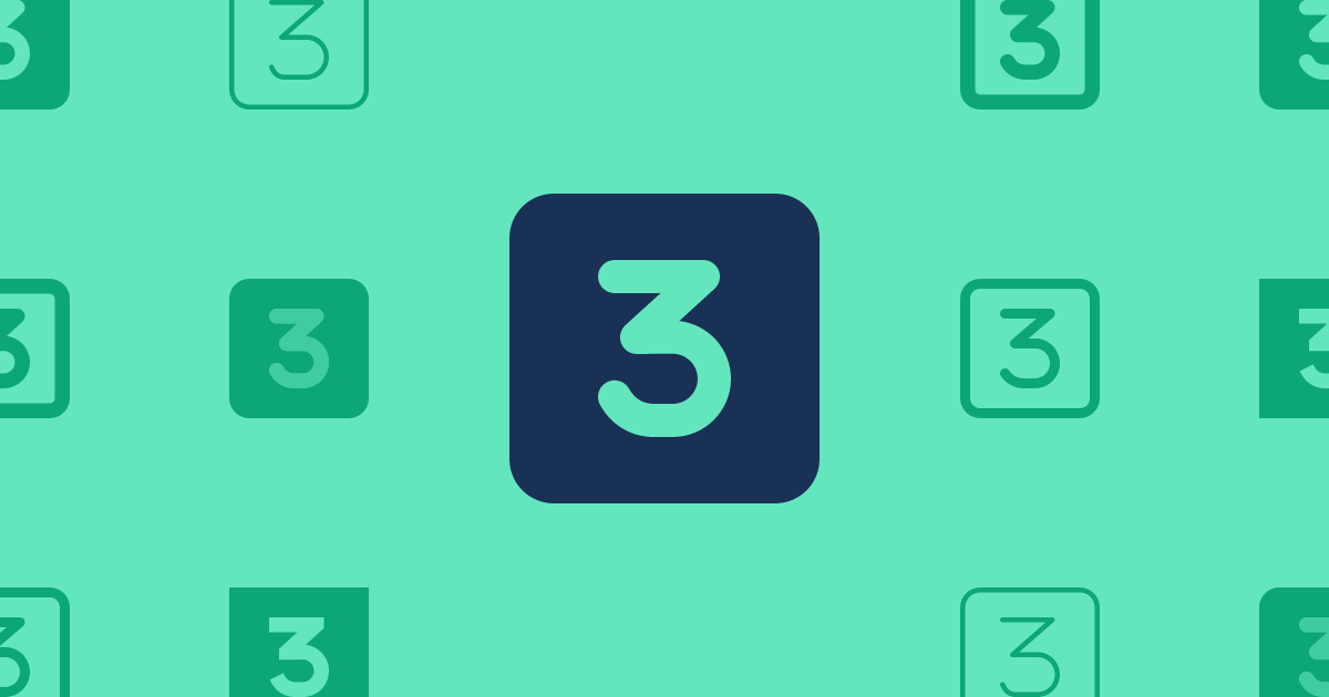 Square 3 Solid Icon | Font Awesome