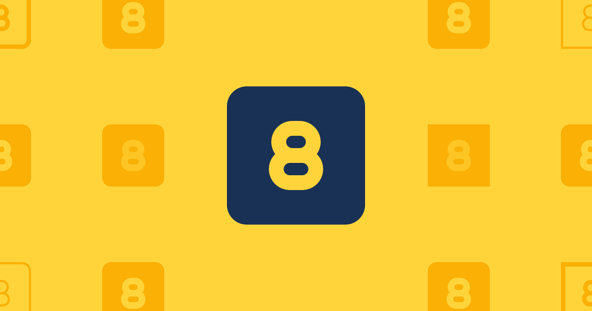 Square 8 Thin Icon (Classic Thin) — SVG Download | Font Awesome