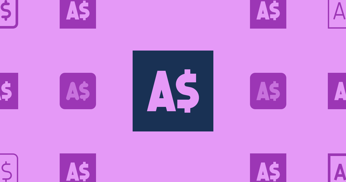 Square Australian Dollar Sharp Filled Icon (Sharp Solid) — SVG Download ...