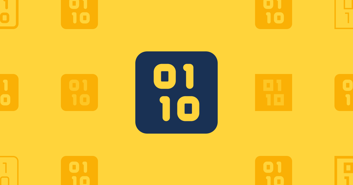 Square Binary Light Icon (Classic Light) — SVG Download | Font Awesome