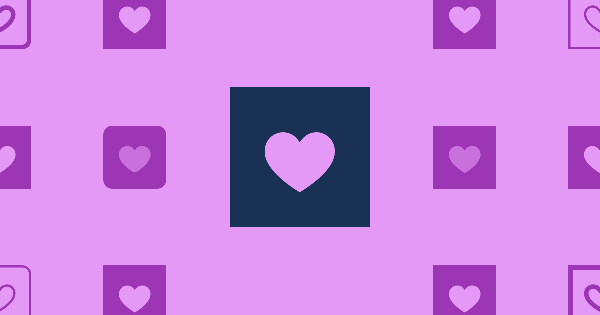 Square Heart Sharp Outline Icon (Sharp Regular) — SVG Download | Font ...