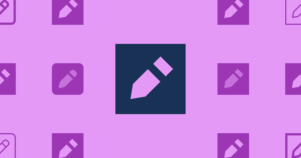 Square Pen Sharp Outline Icon (Sharp Regular) — SVG Download | Font Awesome
