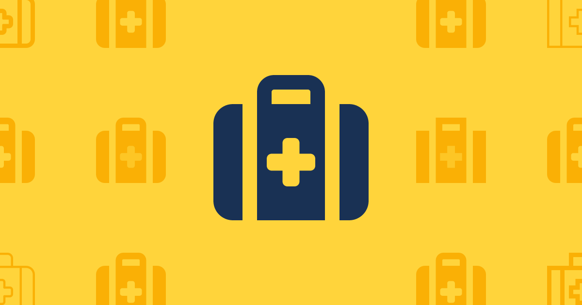 Suitcase Medical Solid Icon Font Awesome