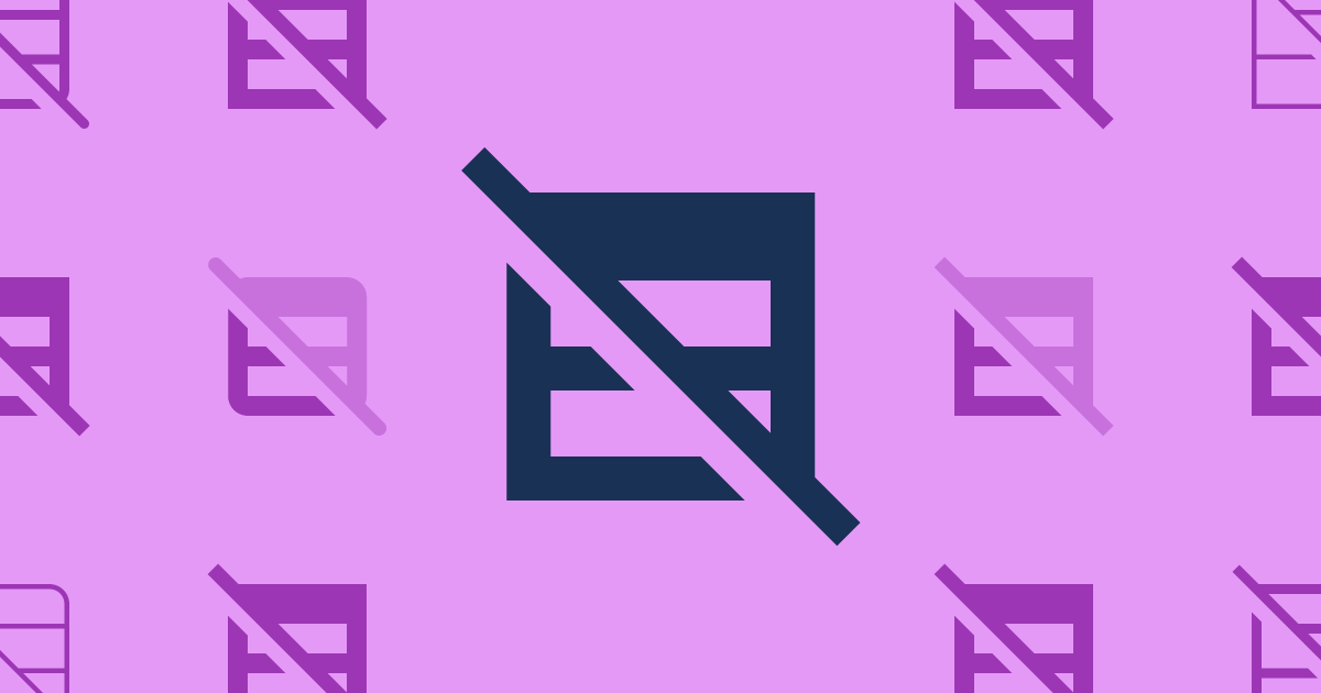 Table Slash Sharp Outline Icon (Sharp Regular) — SVG Download | Font ...