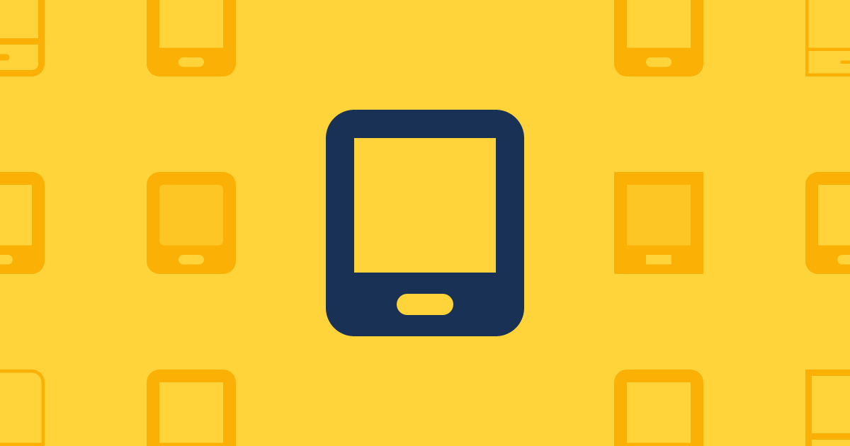 Tablet Screen Icon Font Awesome