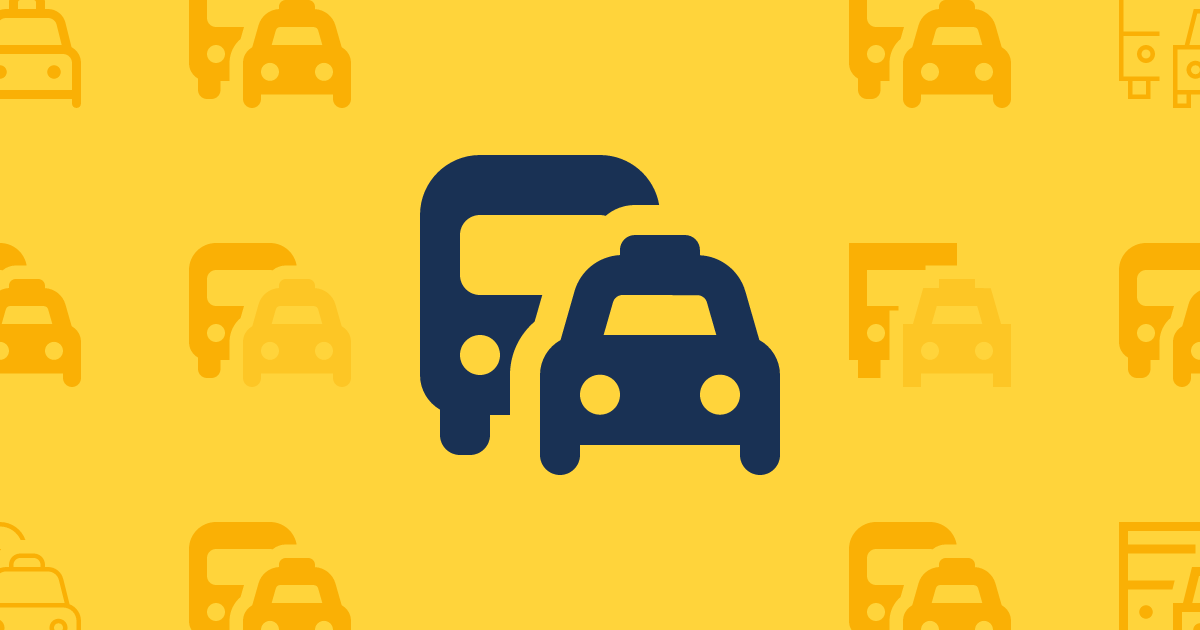 Taxi Bus Light Icon (Classic Light) — SVG Download | Font Awesome