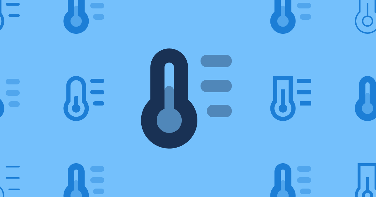 Temperature List Duotone Icon (Duotone Solid) — SVG Download | Font Awesome