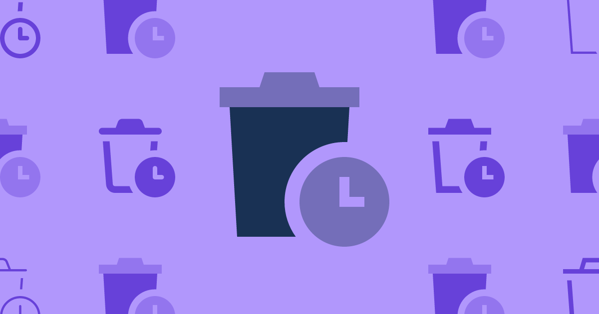 Trash Clock Sharp Duotone Icon (Sharp Duotone Solid) — SVG Download ...