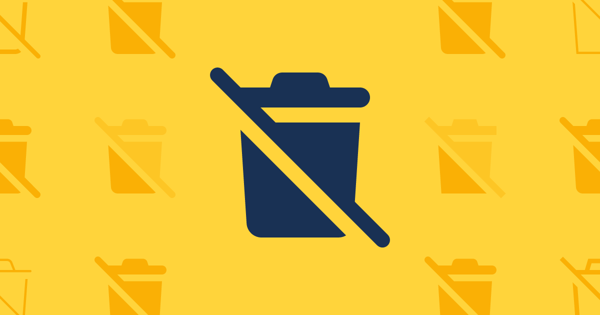 Trash Slash Regular Icon Font Awesome