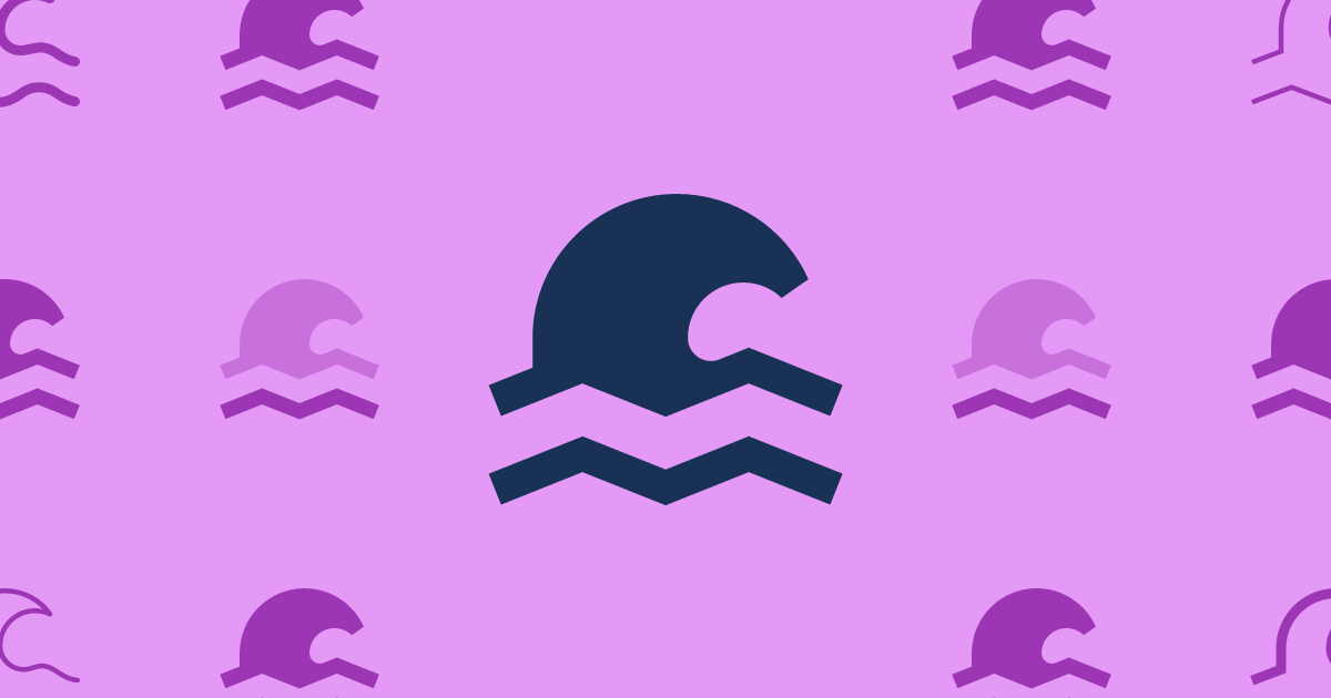Wave Sharp Filled Icon (Sharp Solid) — SVG Download | Font Awesome